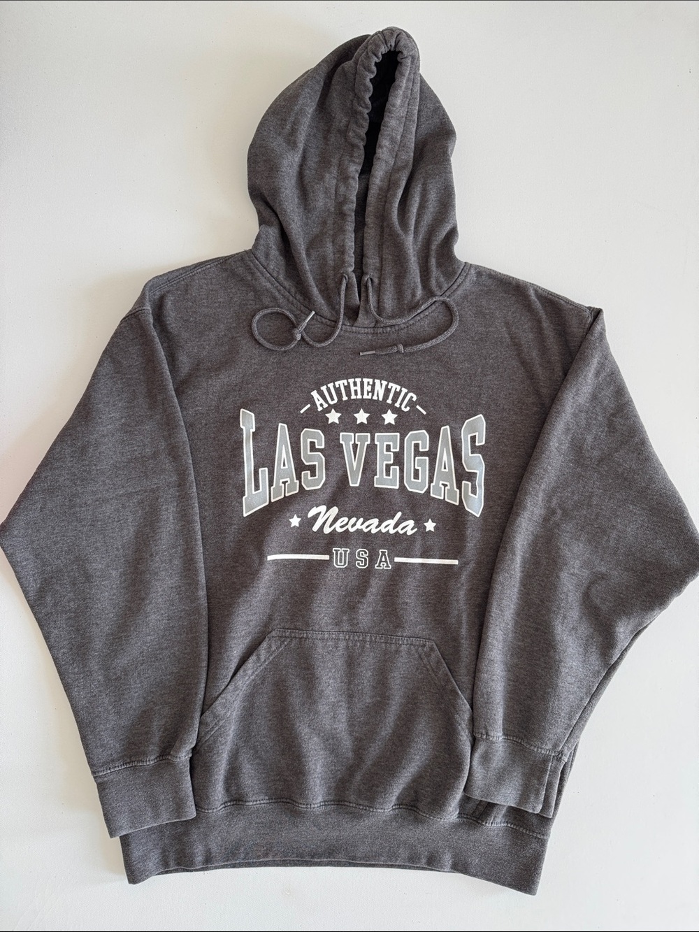 Authentic Las Vegas Nevada USA Hooded Sweatshirt - Gray